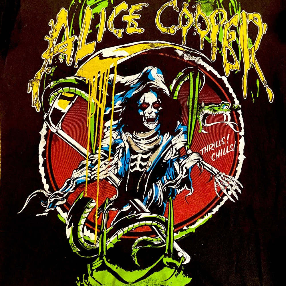Alice Cooper Raise the Dead Reaper Tour 2012 2013 small shirt